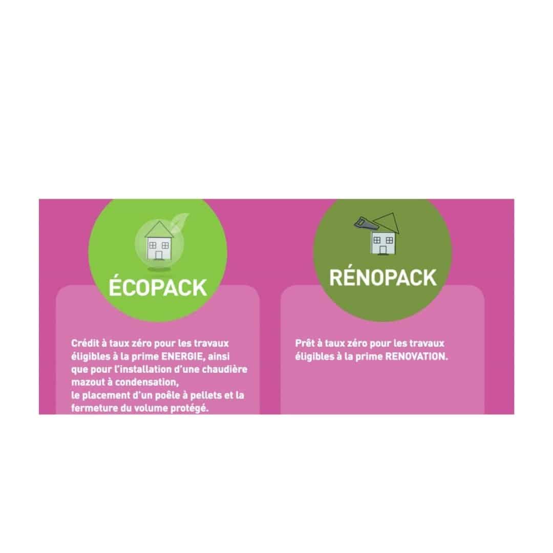 Primes: Ecopack et Renopack, du neuf au 1er  juillet 2017